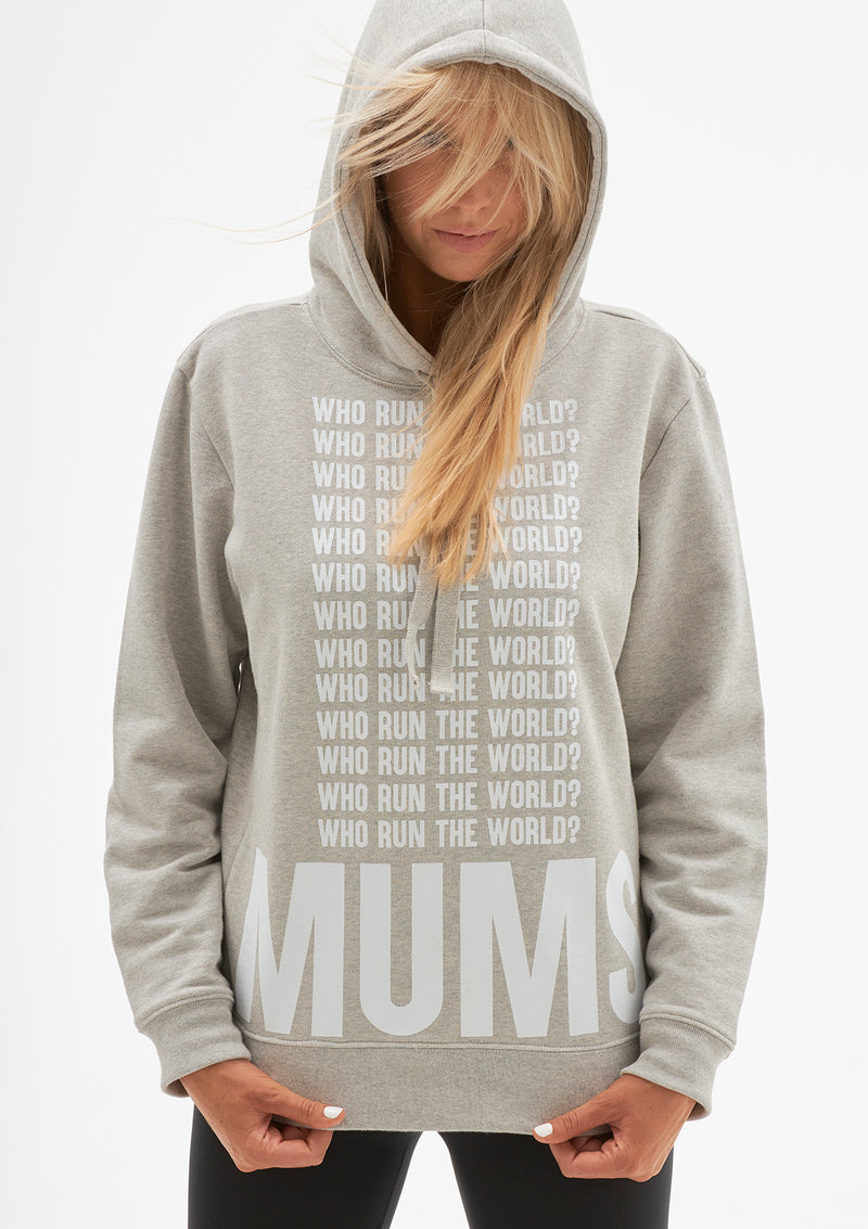 Sudadera con capucha 'Who run the world? MUMS'