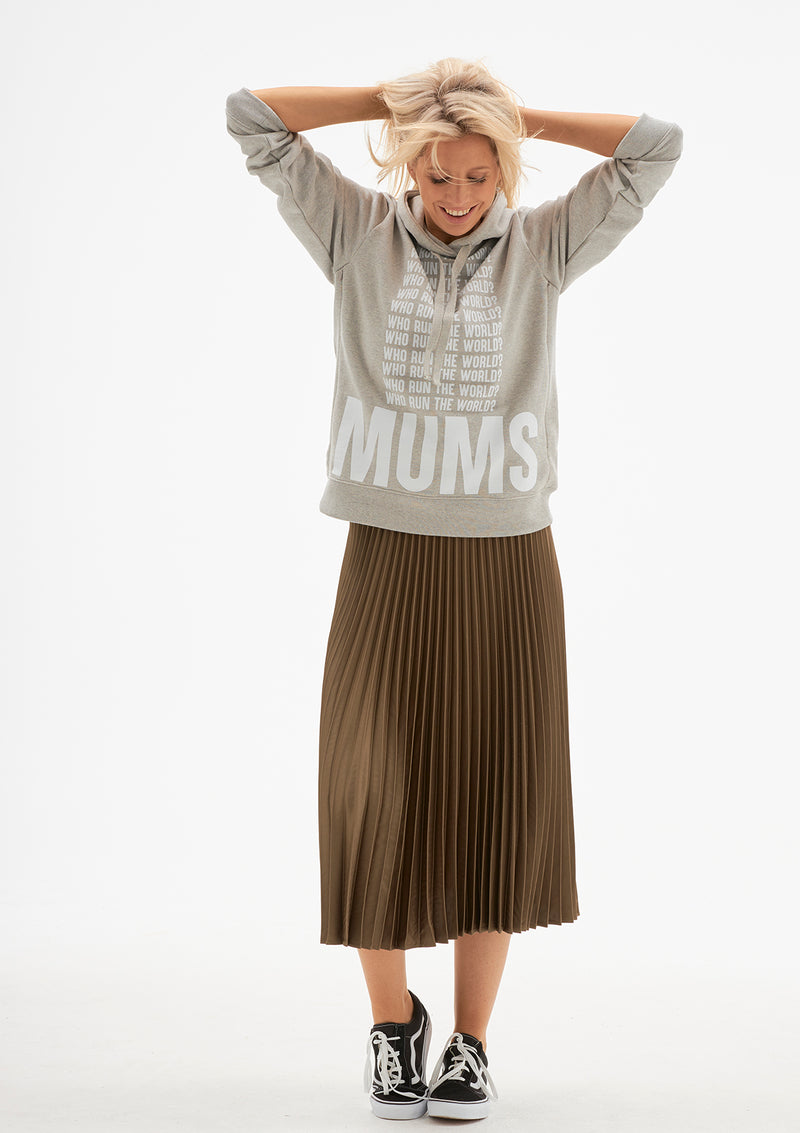 Sudadera con capucha 'Who run the world? MUMS'